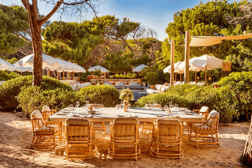 gigi saint tropez vip tables